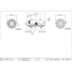 náboj přední KTi QL-TH2F CL 32H 15x100mm černý