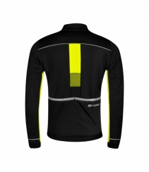 bunda F FROST KID softshell, černo-fluo