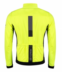 bunda F FROST softshell zimní, fluo-černá