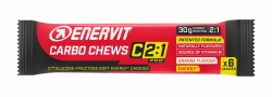 ENERVIT Carbo Chews C2:1,34 g/6 želatinek pomeranč