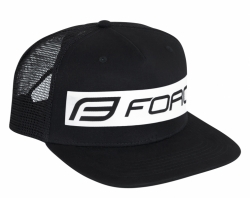 kšiltovka FORCE TRUCKER STRAP, černo-bílá