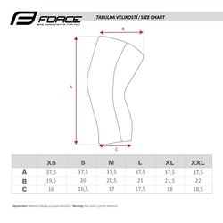 návleky na kolena FORCE WIND-X, černé 