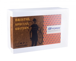 sada FORCE BRISTOL retro(sedlo, 2x brašna, gripy)