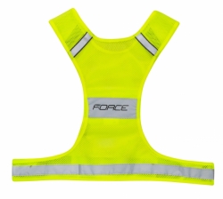 vesta reflexní FORCE SPORT, na suchý zip, fluo